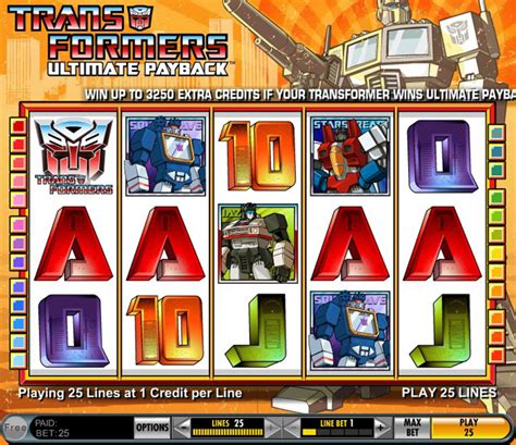 Transformers ultimate payback slot  2018-12-01